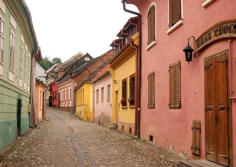  Streets of Sighisoara, inside the citadel