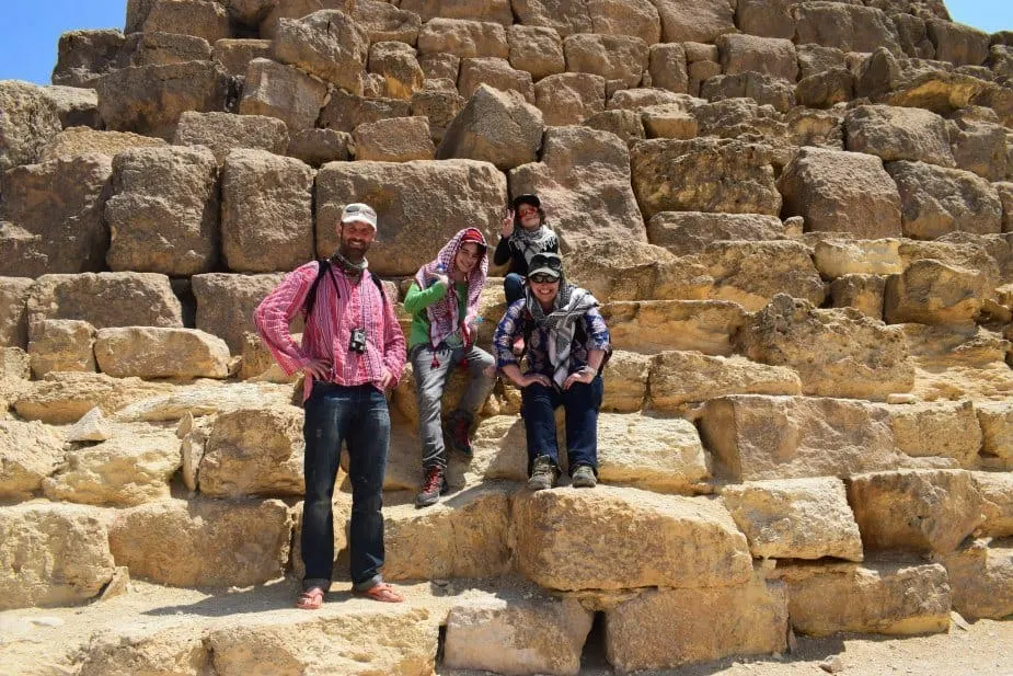 World Travel Family at the Pyramids