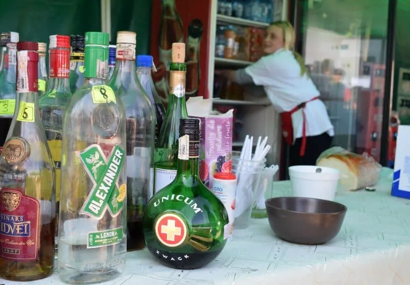 alcoholic drinks romania maramures sighetu market
