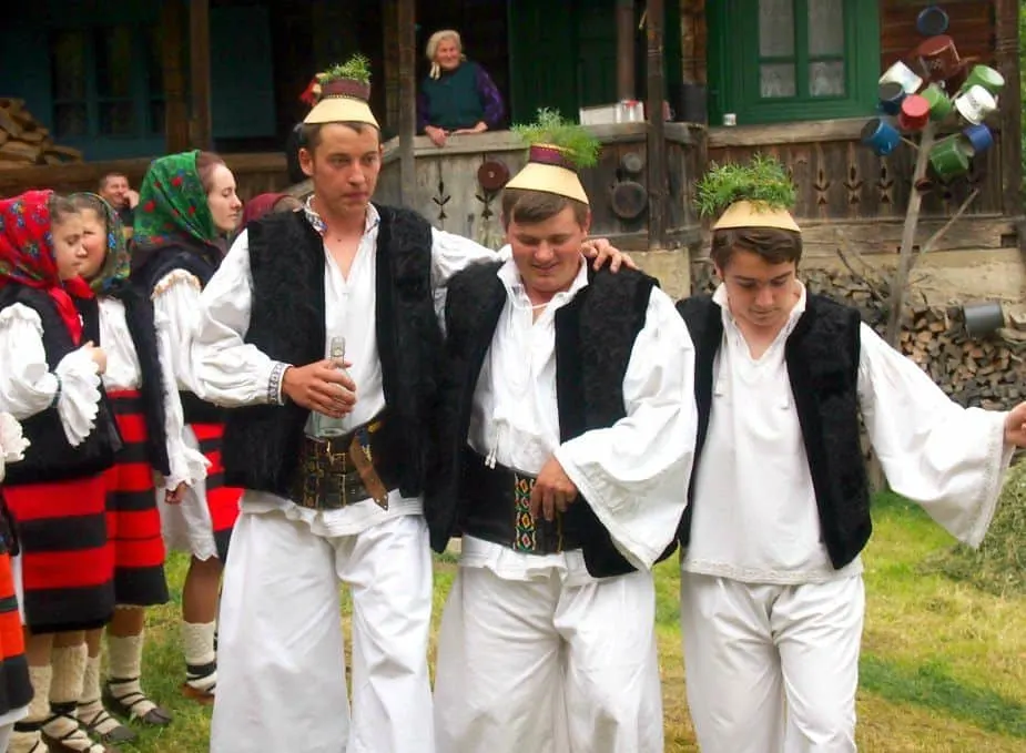 Easter at the church Breb Maramures Romania