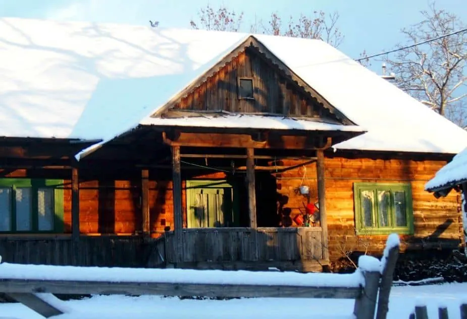 Traditional Village House Romania Breb Maramures