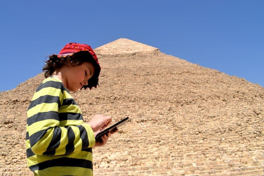 Pokemon go at the pyramids