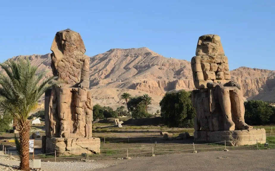 The Colossi of Memnon King Akhenaten