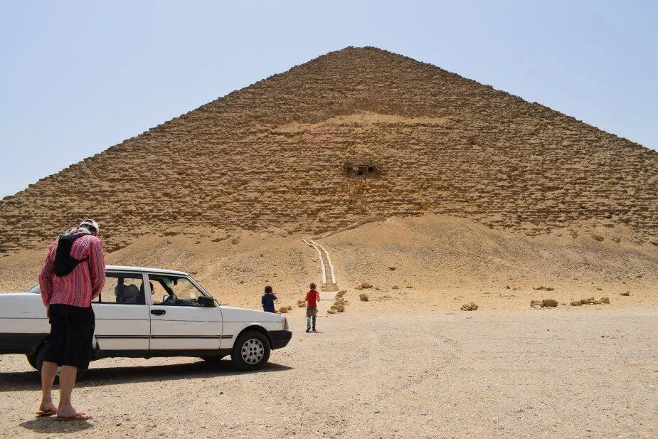 The red pyramid at Dahshur