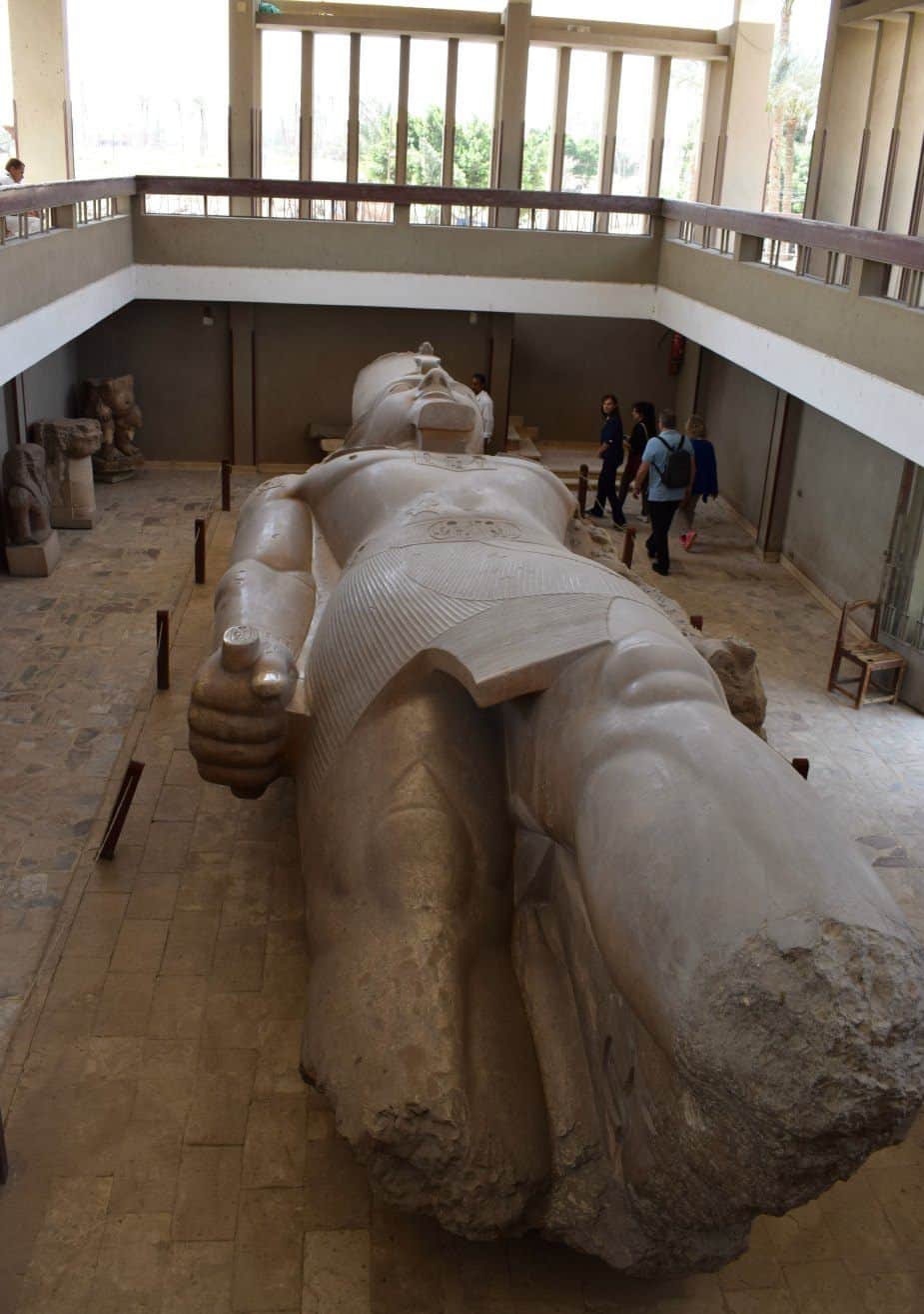 Giant Rameses Statue Cairo 