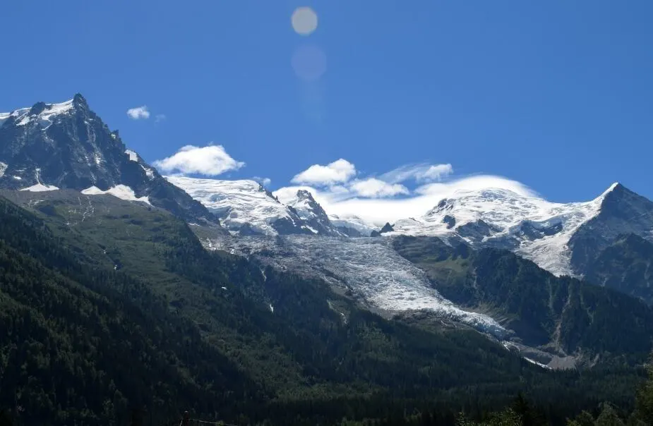 Driving through Mont Blanc