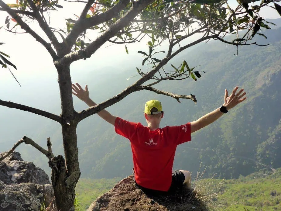  Running in Sri Lanka Little dam's Peak Ian Page