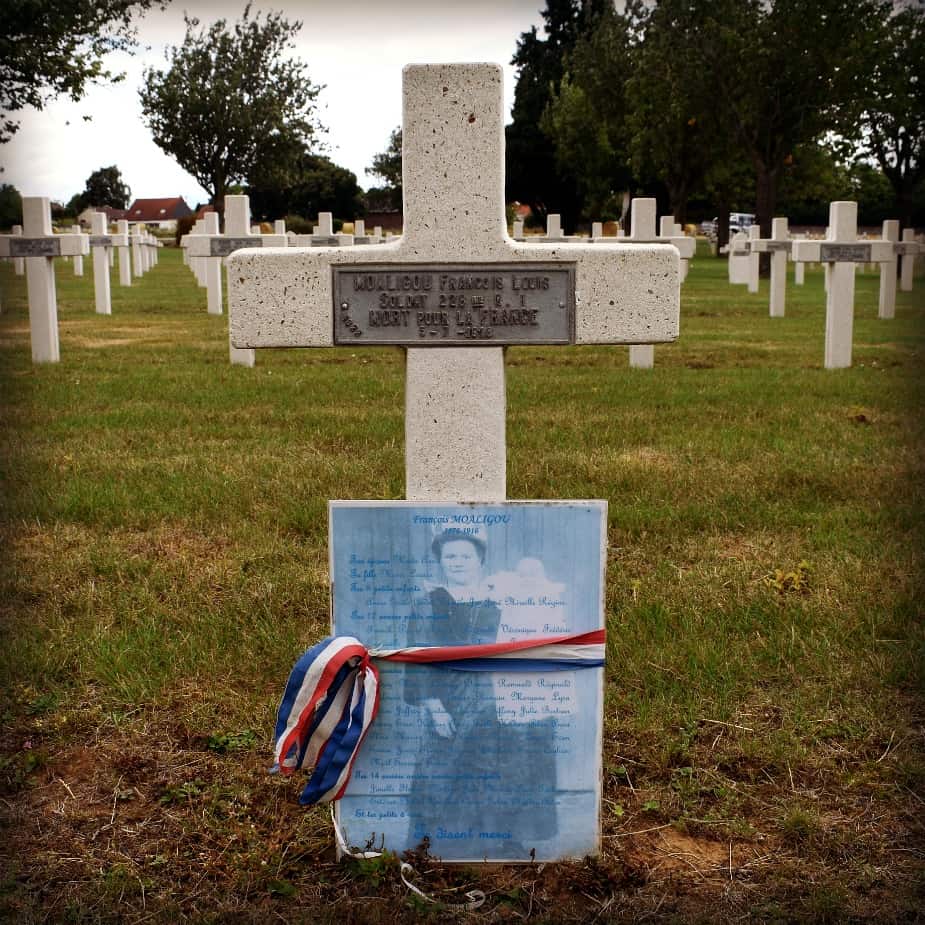 Somme France French cemetary