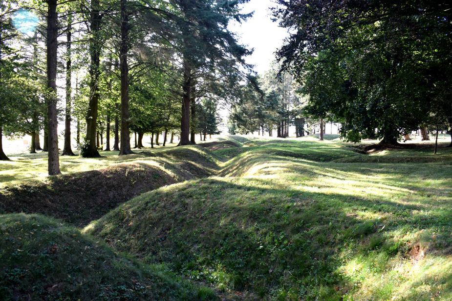 Somme trenches today