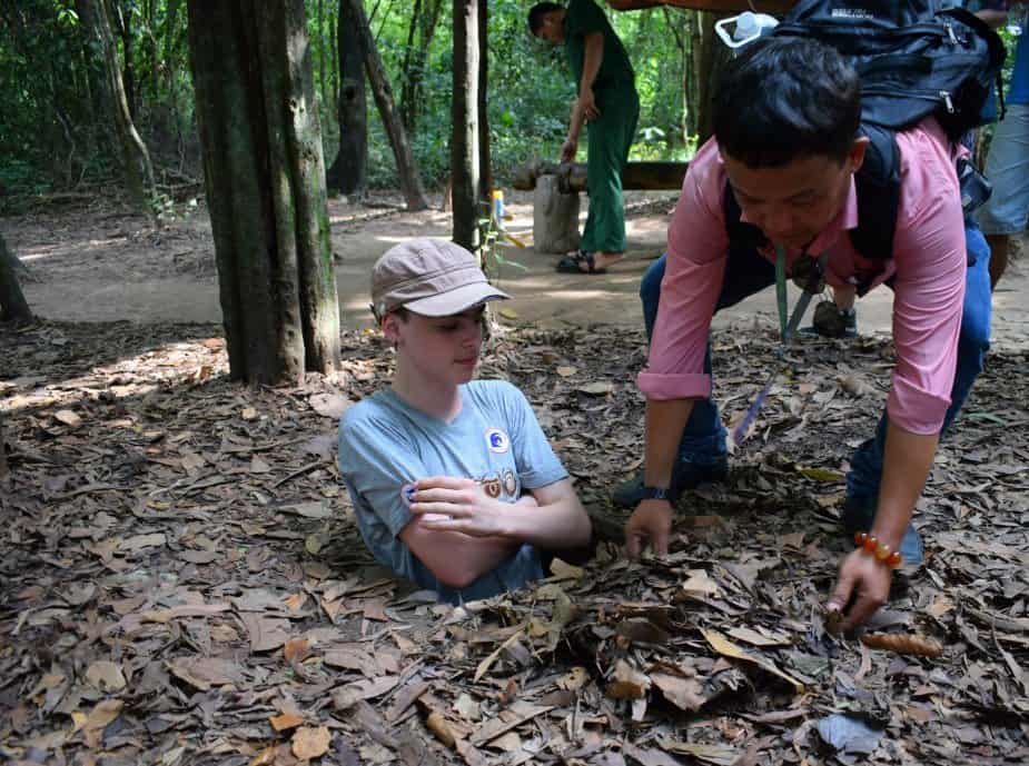 Cu Chi Tunnels Near Saigon