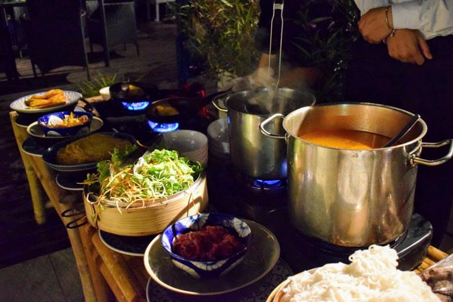 Vietnam travel luxury hotel buffet