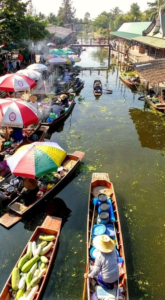 Day Tour From Bangkok Tha Kha Floating Market and Maeklng Railway with Take Me Tour Local Expert