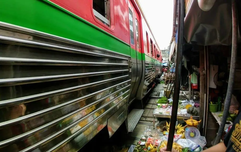 Maeklong Railway Market Guided Tour