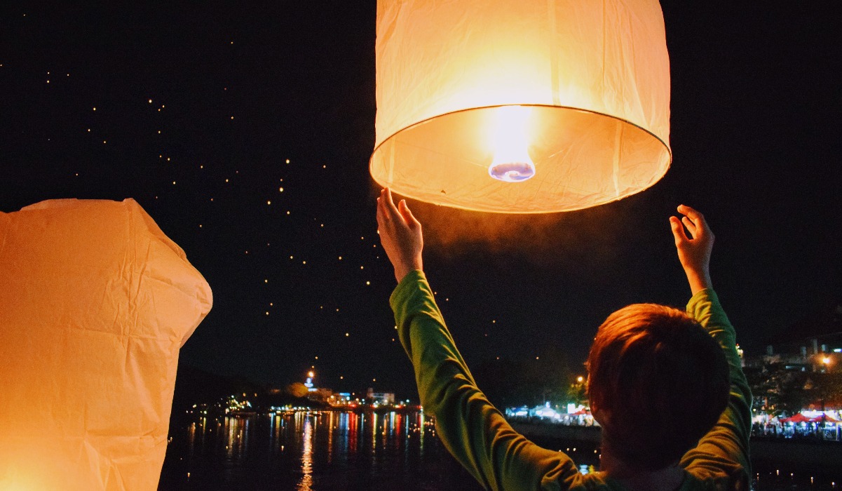 North Thailand lantern festival chiang mai