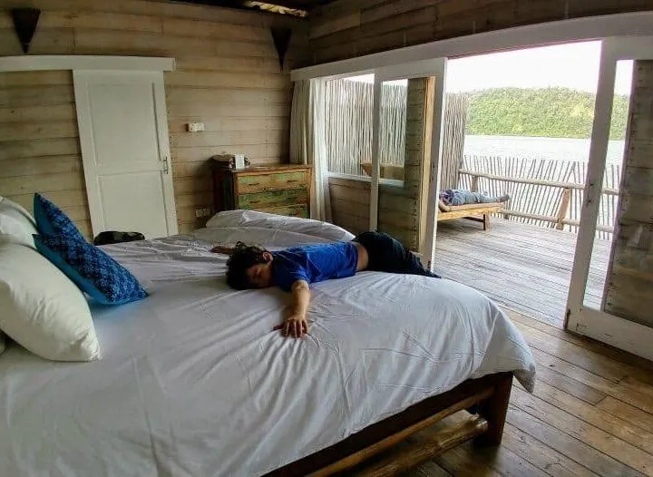 Bed and Beds for Children at Telunas Island Private Resort