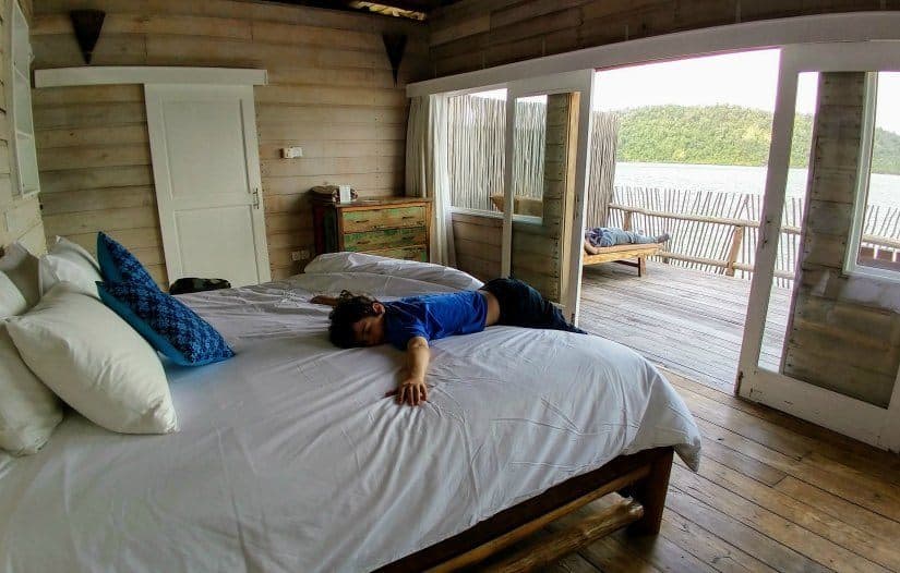 Bed and Beds for Children at Telunas Island Private Resort