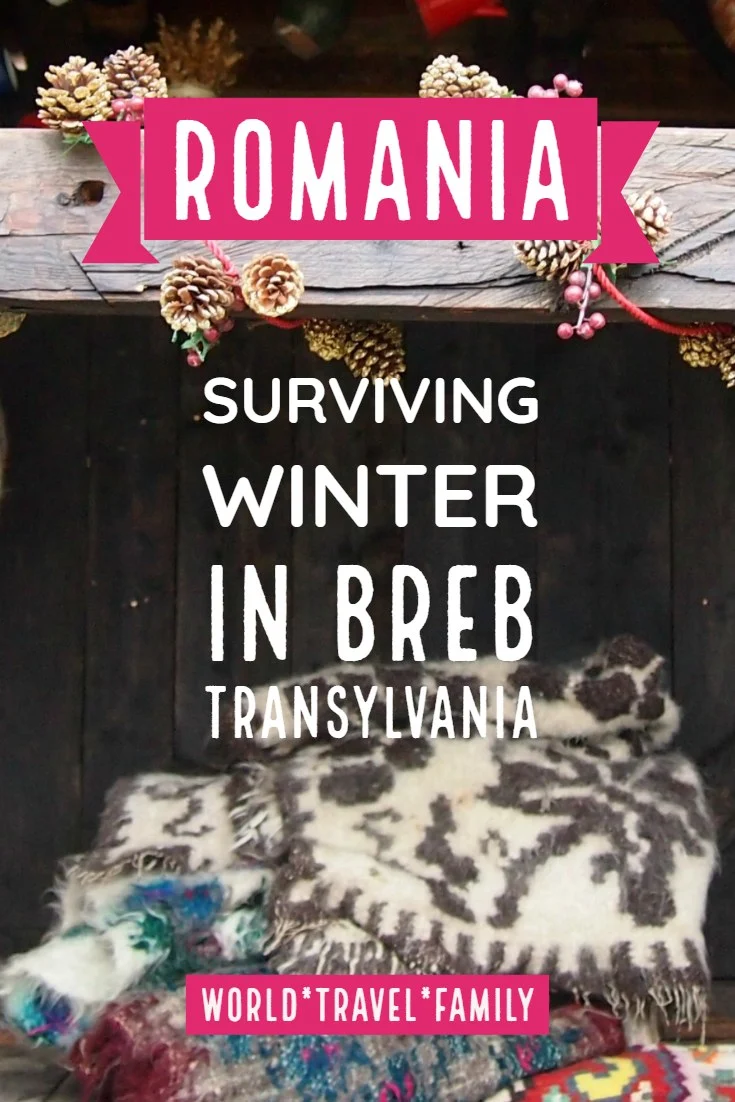 Romania Surviving winter in Breb Transylvania