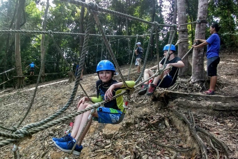 Telunas Beach Ropes Course