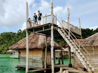 Telunas Resorts Beach Resort Diving Platform