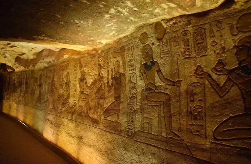 Abu Simbel Inside the Temple photo