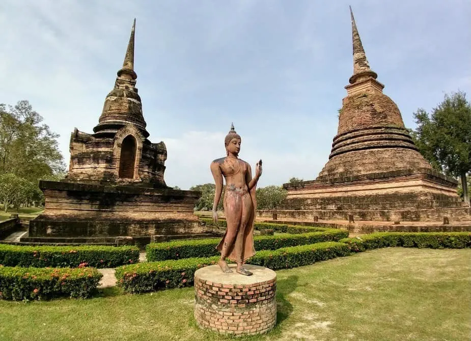 Sukhothai Historical Park Walking Buddha