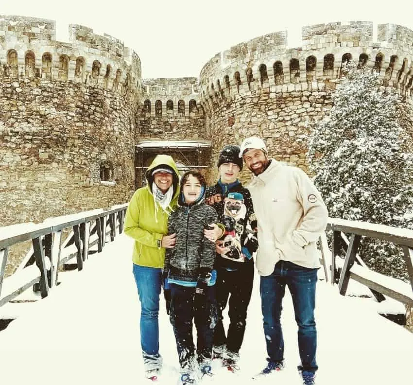 Things to do in Belgrade, Serbia. Belgrade Fortress in the Snow