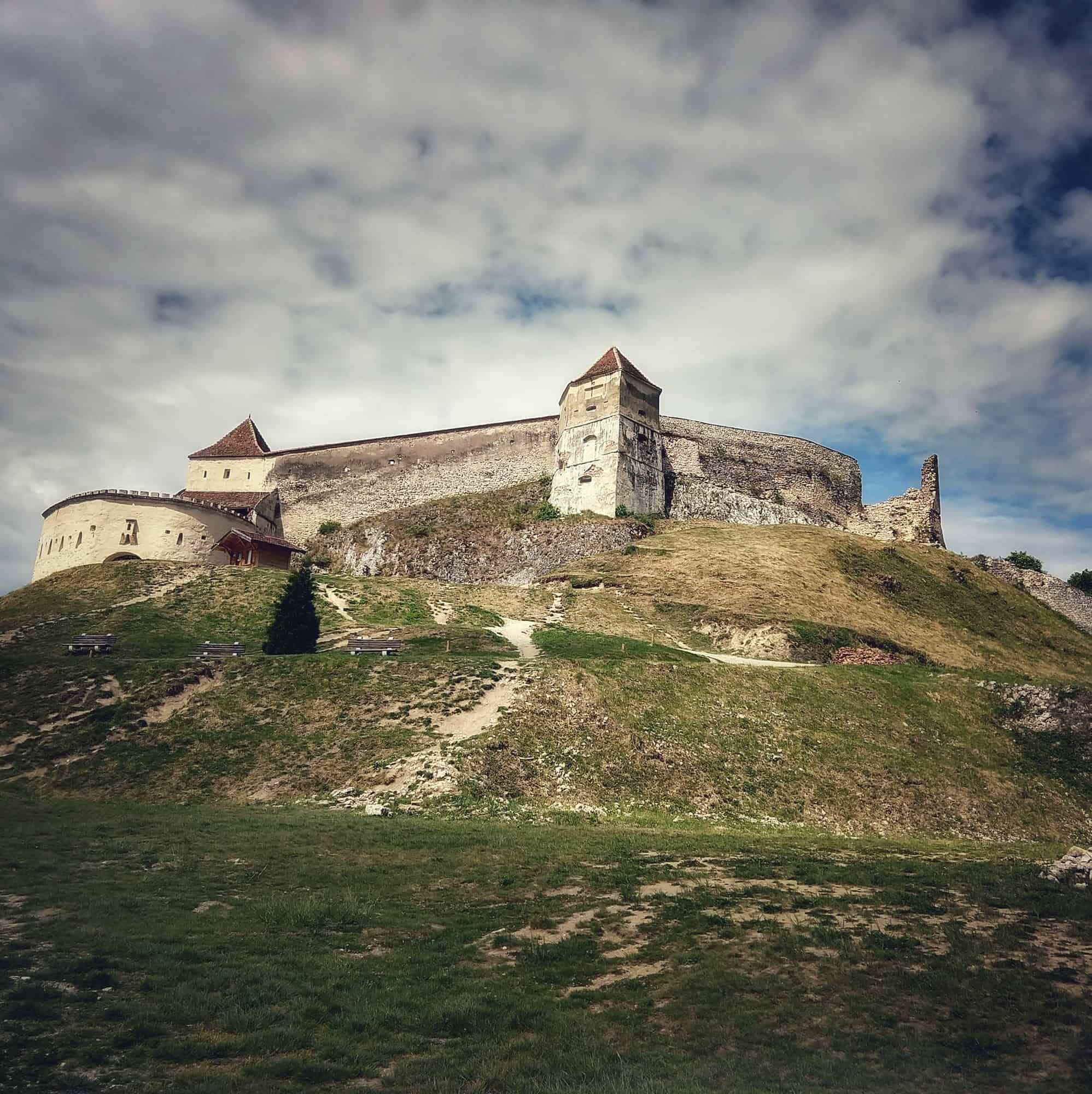 Rasnov citadel near Brasov Transylvania
