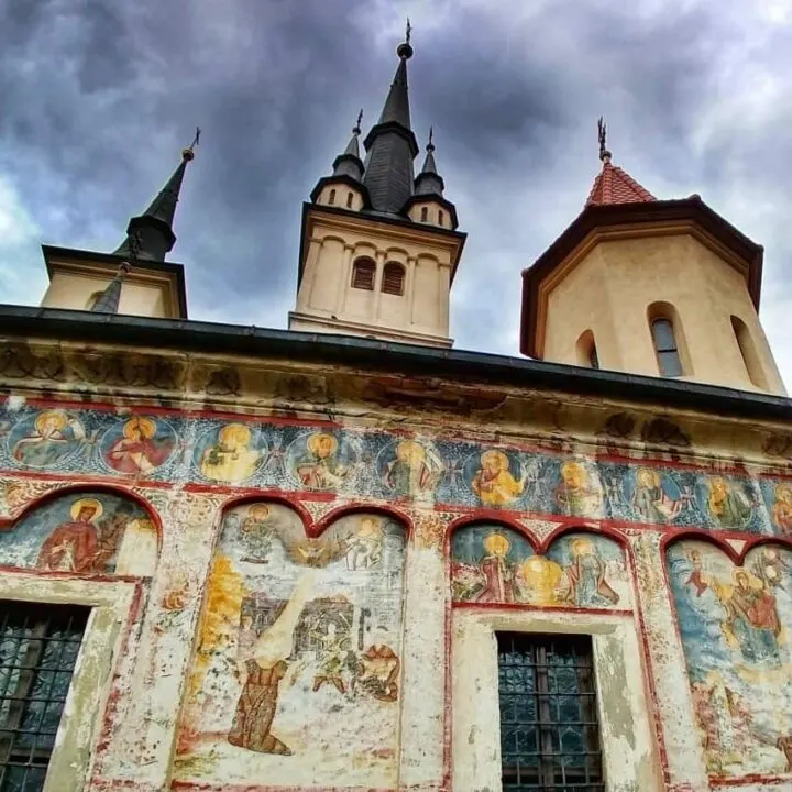 Brasov Romania. The Oldest Church in Brasov Transylvania Romania Saint Nicholas Church