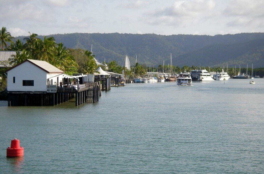 Port Douglas Great Barrier Reef Tours. Ships Returning to the Port Douglas Marina