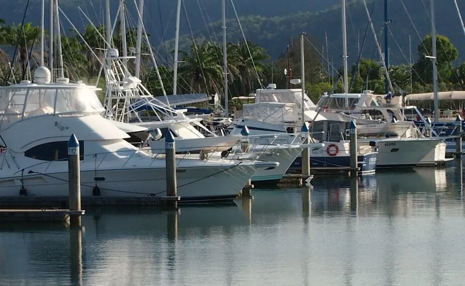 Port Douglas Reef Tours. Boats in Port Douglas Marina