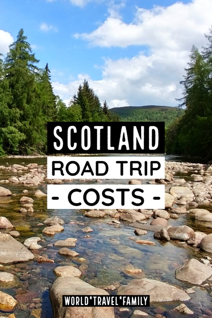 Scotland Road Trip Costs