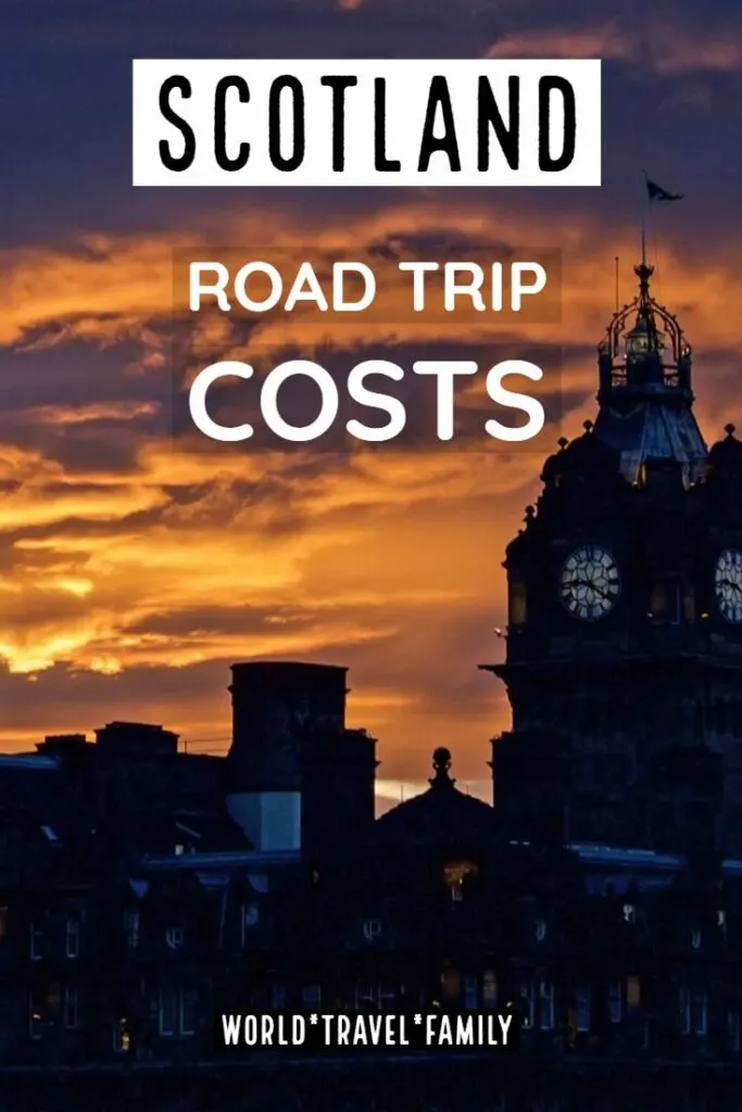 Scotland Road Trip Costs