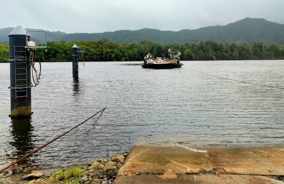 Daintree Ferry crosssing at Daintree River