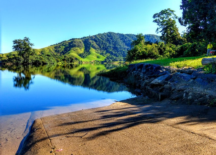 The boat jetty at daintree village far north queensland