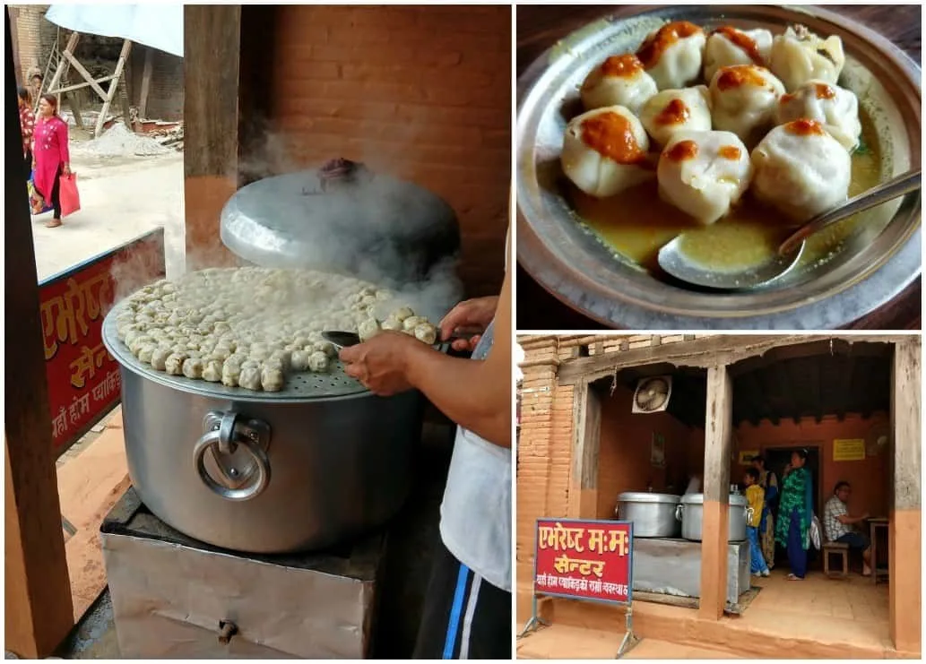 Bhaktapur Nepal Momo shop