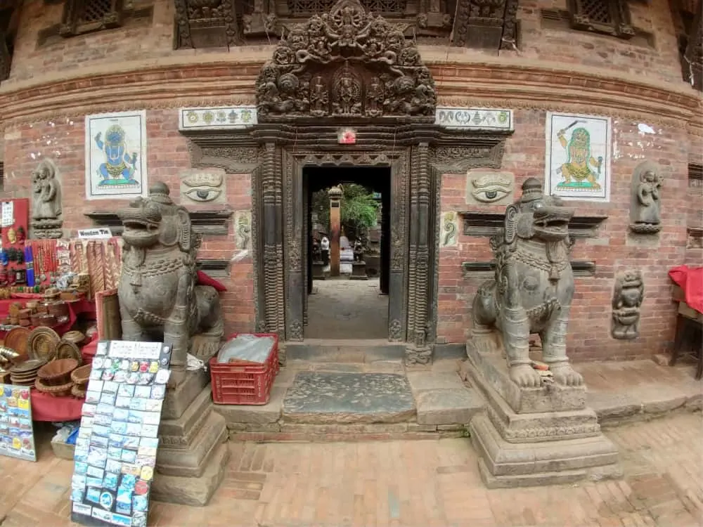 Buddhist temple or monastery in Bhaktapour