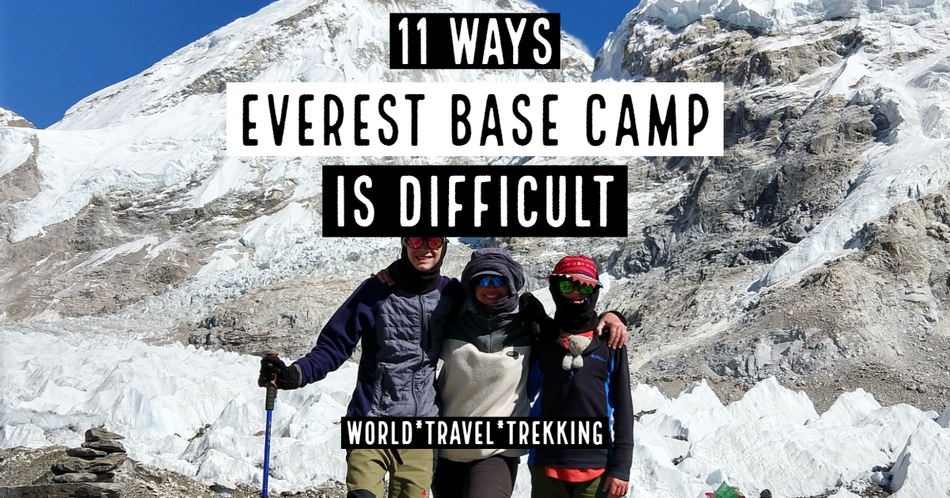 how difficult is trek to everest base camp