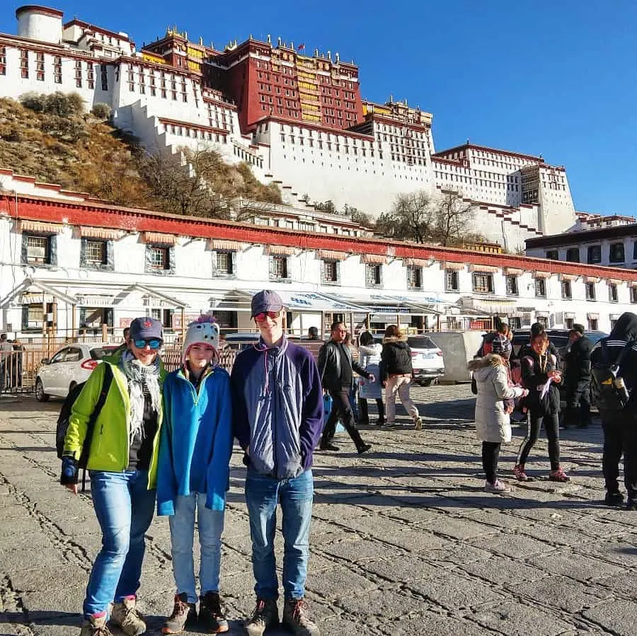 Visiting Tibet the Potala Palace Lhasa