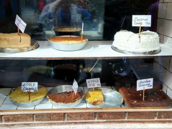 Cakes at Snowman Cafe on Freak Street Kathmandu