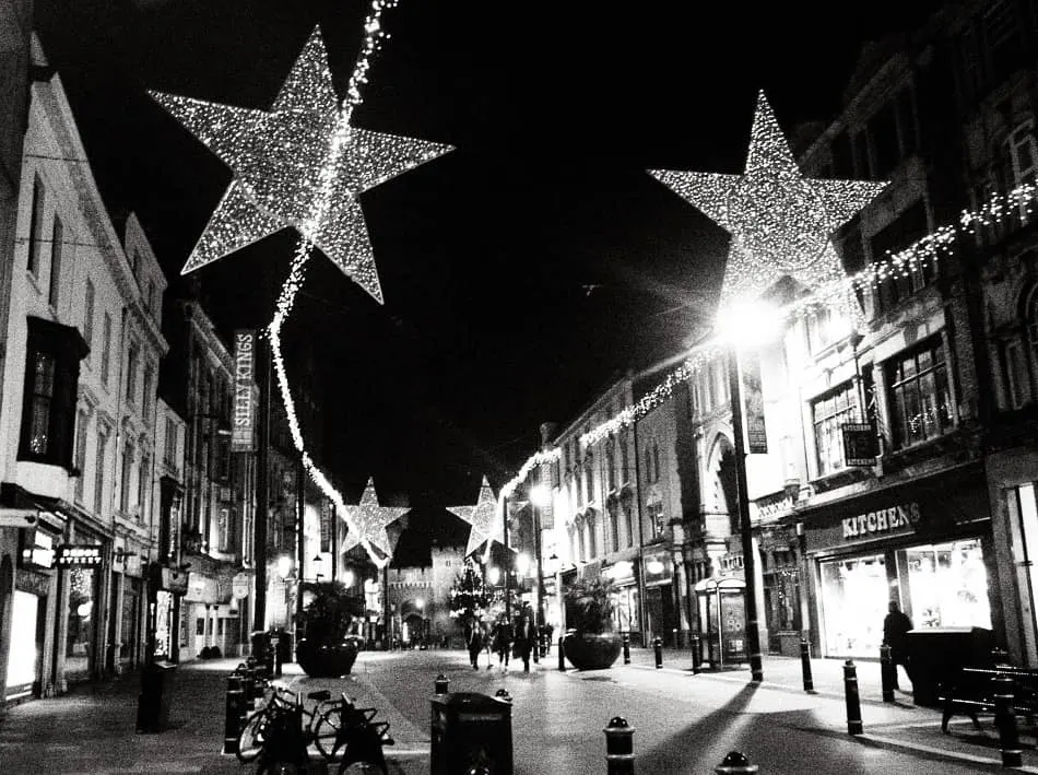 Cardiff Wales at Christmas