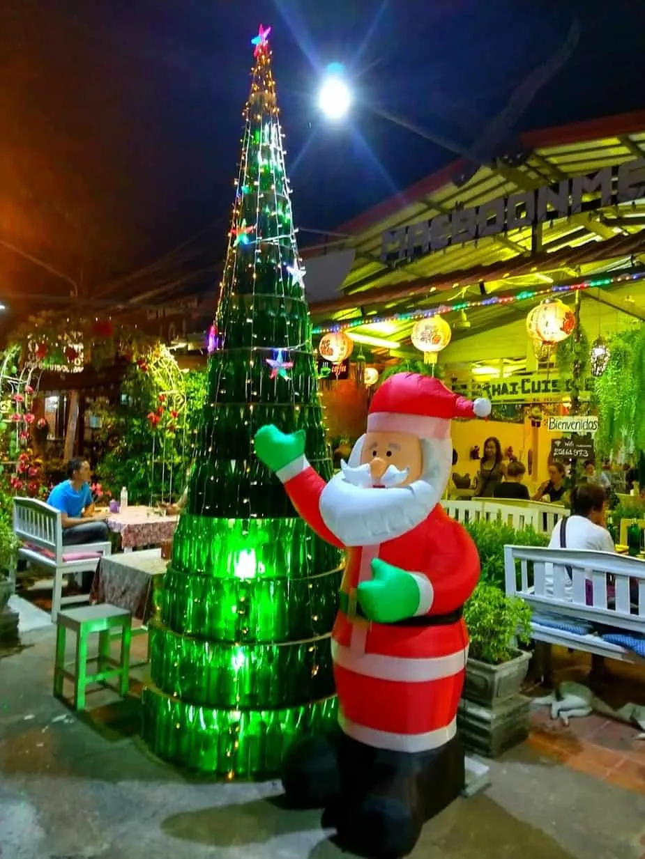 Christmas in Sukhothai Thailand