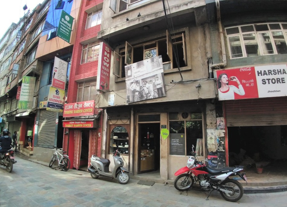 Freak Street Kathmandu Famous Snowman cafe famous cake shop