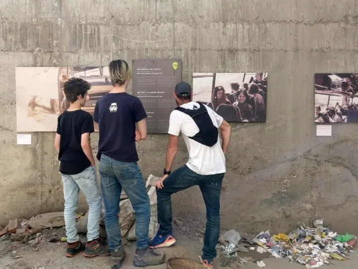 Hippie trail photographic exhibition on Freak Street Kathmandu