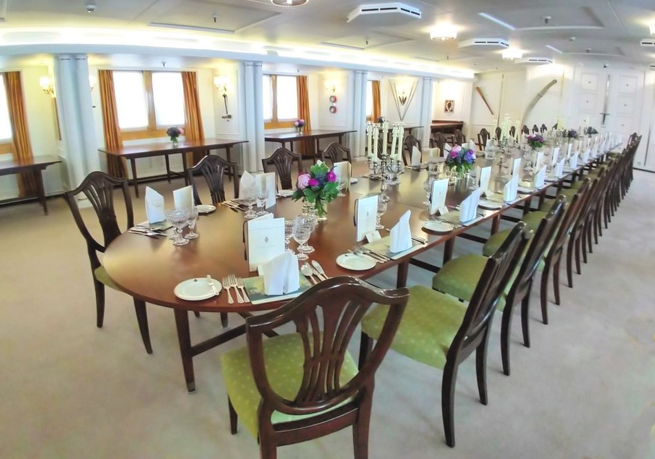 Royal yacht Britannia Dining room