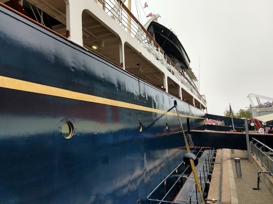 The Royal Yacht Britannia at Edinburgh