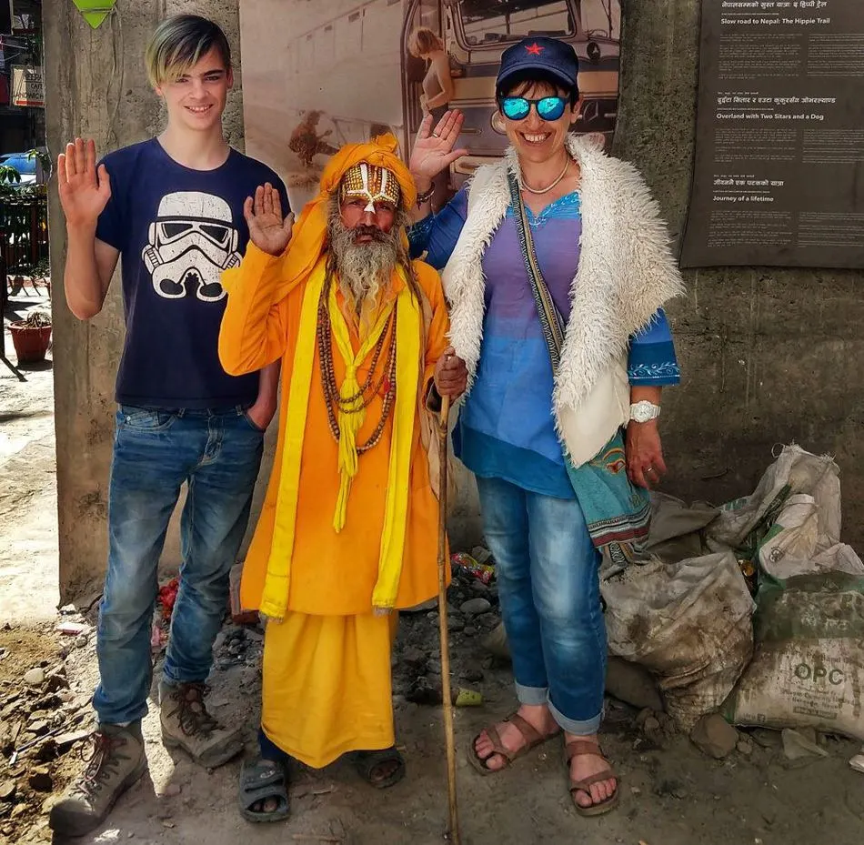 Visiting Freak Street Kathmandu Sadhu