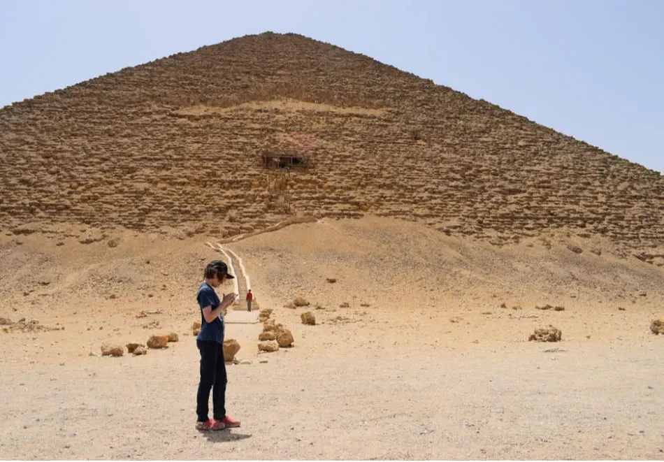 Pyramids in Egypt visiting on a family gap year