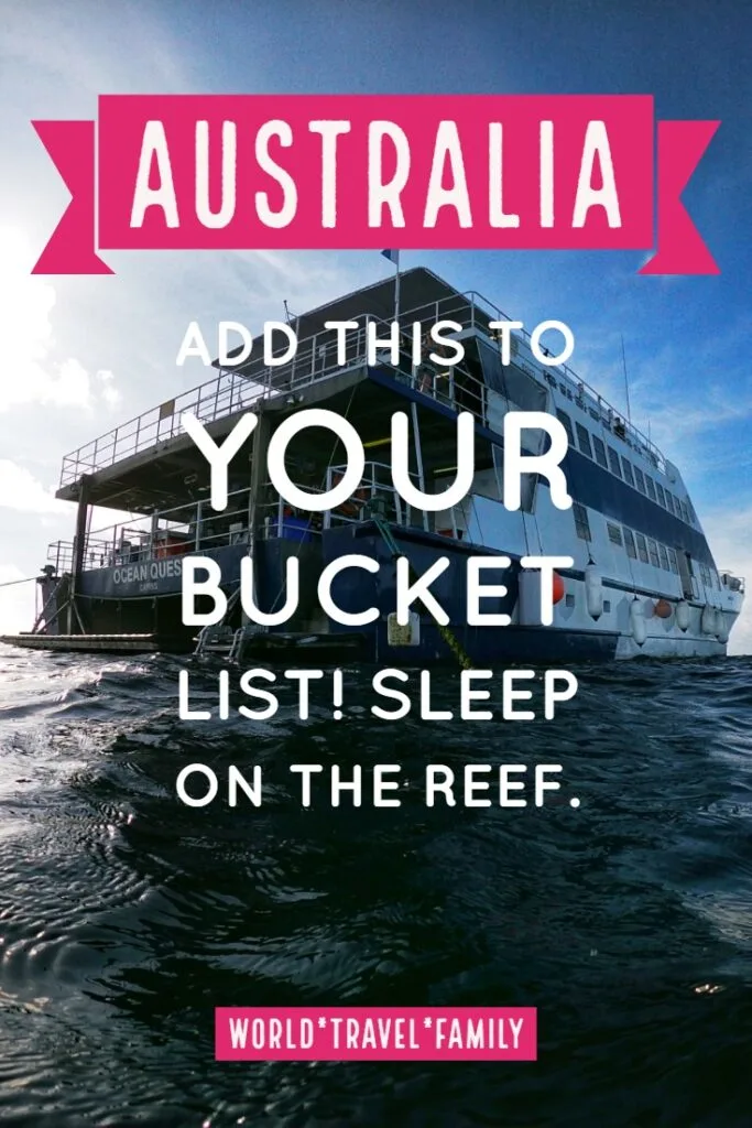 Sleep on the great barrier reef on a liveaboard dive trip from cairns