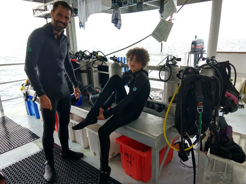 Snorkelling on a liveaboard dive cruise