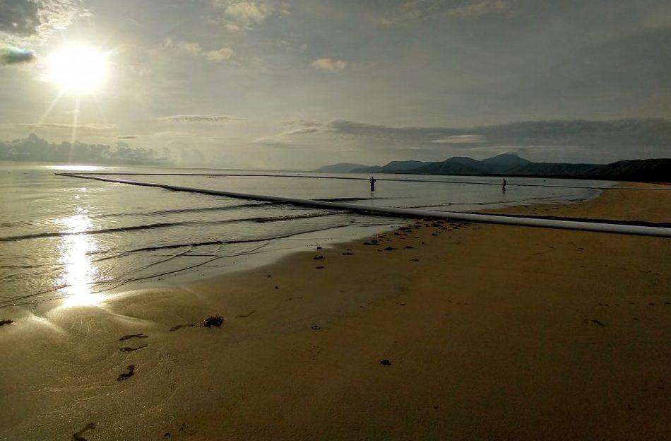 December in Port Douglas early morning on Four Mile Beach
